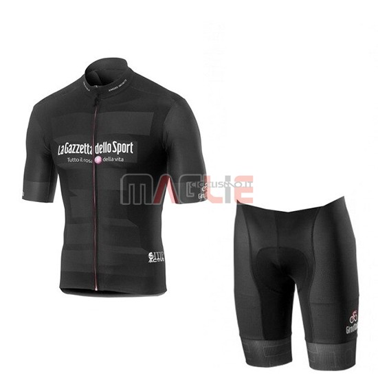 Maglia Giro d'Italia Manica Corta 2019 Nero